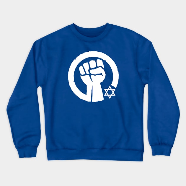 I stand with Israel - Solidarity Fist Crewneck Sweatshirt by Tainted